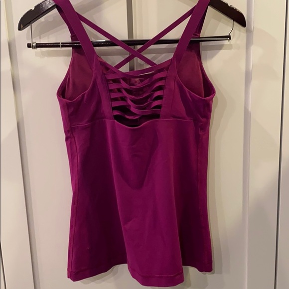 Lululemon Women’s Strappy Tank Top in Fuchsia - Picture 4 of 6